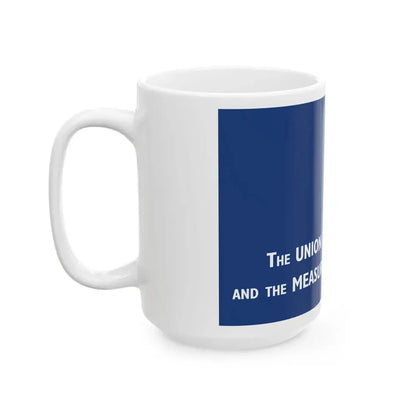 New York Union Flag 1775 reverse (United States) White Coffee Mug - Go Mug Yourself