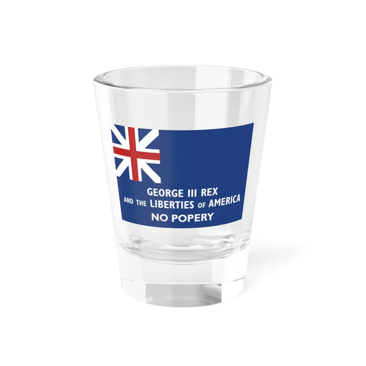 New York Union Flag 1775 (United States) Shot Glass 1.5oz 1.5oz - Go Mug Yourself