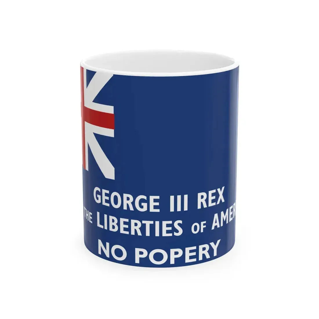 New York Union Flag 1775 (United States) White Coffee Mug 11oz - Go Mug Yourself