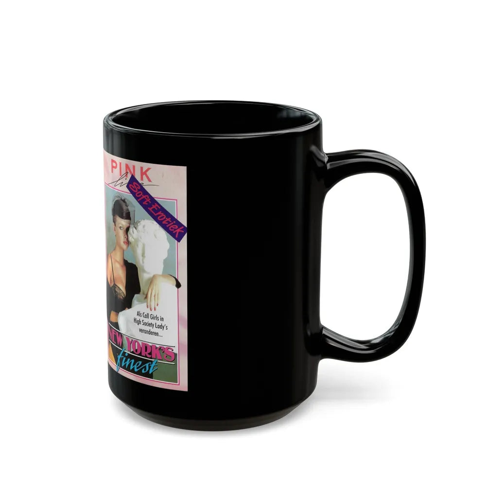 NEW YORKS FINEST (VHS COVER) - Black Coffee Mug-Go Mug Yourself