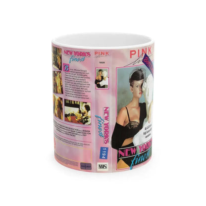 NEW YORKS FINEST (VHS COVER) - White Coffee Mug 11oz - Go Mug Yourself