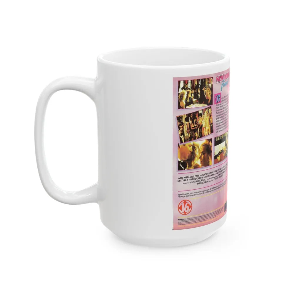 NEW YORKS FINEST (VHS COVER) - White Coffee Mug-Go Mug Yourself