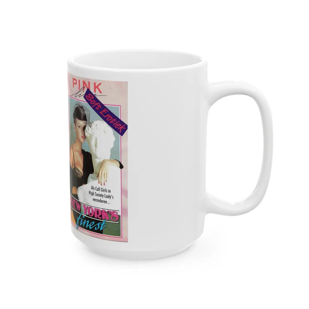 NEW YORKS FINEST (VHS COVER) - White Coffee Mug-Go Mug Yourself