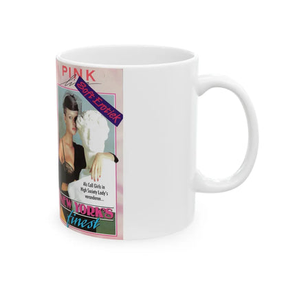 NEW YORKS FINEST (VHS COVER) - White Coffee Mug-Go Mug Yourself