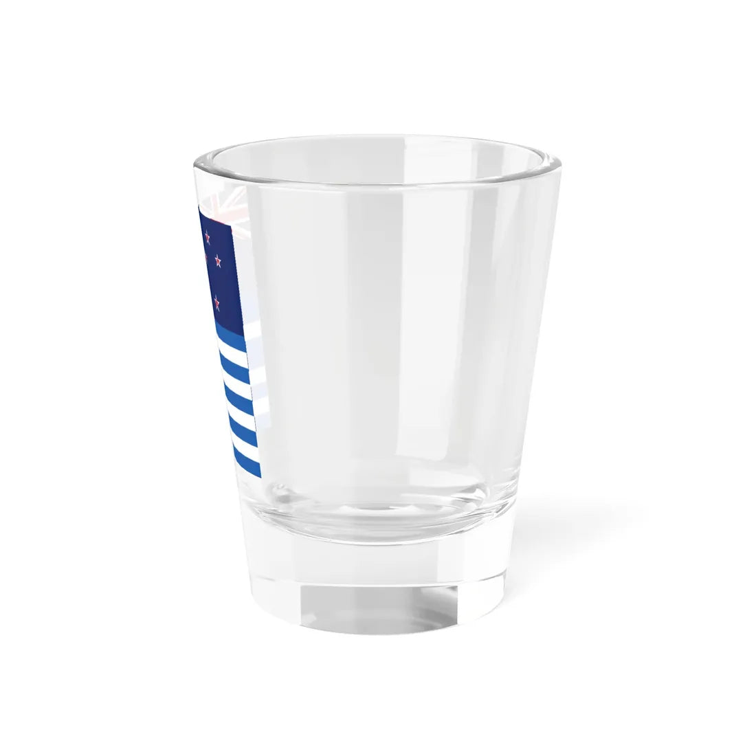 New Zealand and Greek flags vertical (Greece) Shot Glass 1.5oz - Go Mug Yourself
