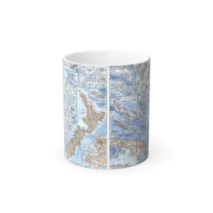 New Zealand, New Guinea (1962) (Map) Color Changing Mug 11oz Default Title 11oz - Go Mug Yourself