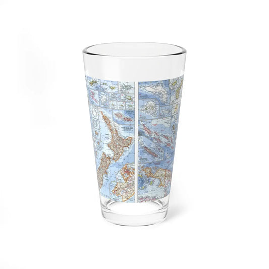 New Zealand, New Guinea (1962) (Map) Pint Glass 16oz-16oz-Go Mug Yourself