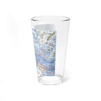 New Zealand, New Guinea (1962) (Map) Pint Glass 16oz-Go Mug Yourself