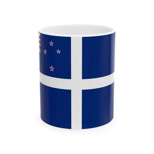 New Zealand Yacht Ensign (New Zealand) White Coffee Mug 11oz - Go Mug Yourself
