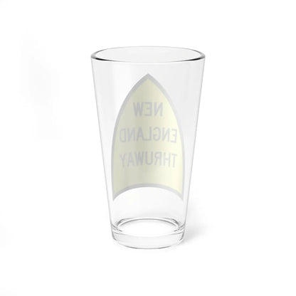 NewEngThruway (New York) (Road Sign) Pint Glass 16oz - Go Mug Yourself