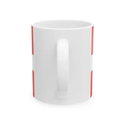 Newfoundland - banner of arms (Canada) White Coffee Mug - Go Mug Yourself
