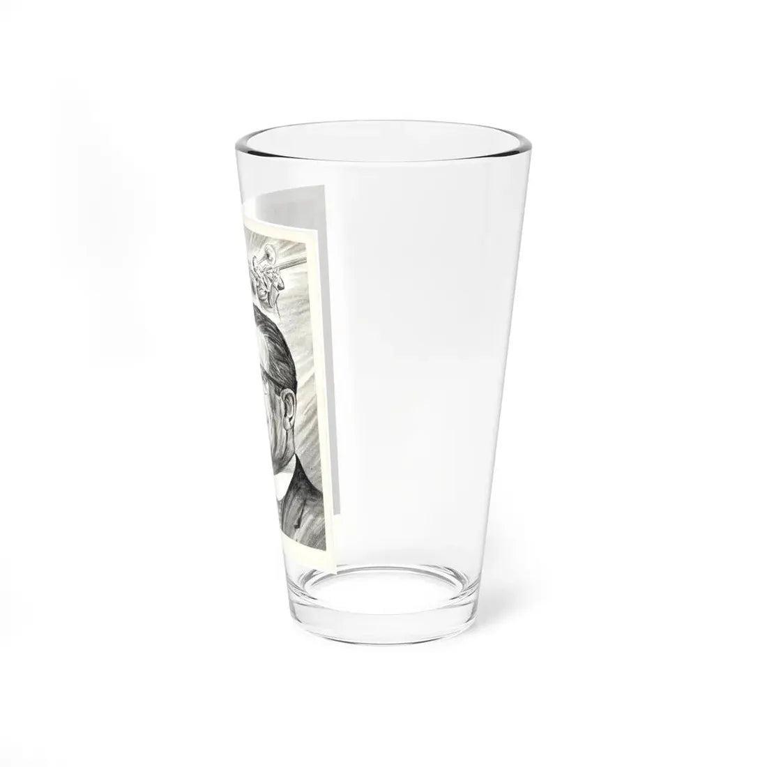 Newspaper Illustration (c. 1940s) (Magazine Illustration) Pint Glass 16oz - Go Mug Yourself