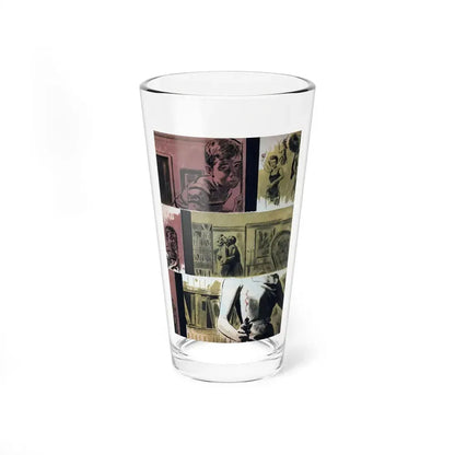 Next Door (1), Cosmopolitan, April 1955 (Magazine Illustration) Pint Glass 16oz 16oz - Go Mug Yourself