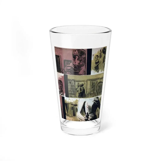 Next Door (1), Cosmopolitan, April 1955 (Magazine Illustration) Pint Glass 16oz 16oz - Go Mug Yourself