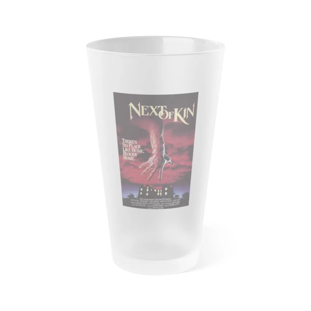 NEXT OF KIN 1989 Movie Poster - Frosted Pint Glass 16oz-16oz-Frosted-Go Mug Yourself