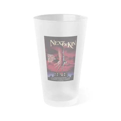 NEXT OF KIN 1989 Movie Poster - Frosted Pint Glass 16oz 16oz Frosted - Go Mug Yourself