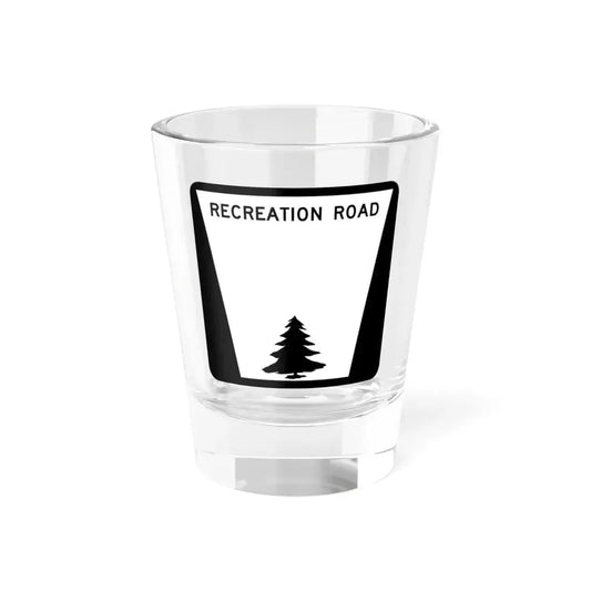 NF Blank (Nebraska) (Road Sign) Shot Glass 1.5oz 1.5oz - Go Mug Yourself