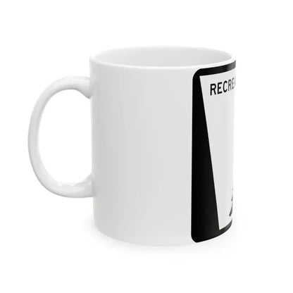 NF Blank (Nebraska) (Road Sign) White Coffee Mug - Go Mug Yourself