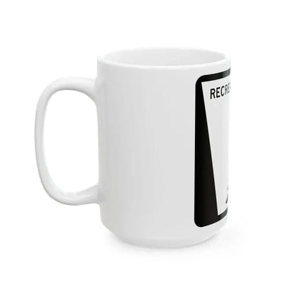NF Blank (Nebraska) (Road Sign) White Coffee Mug - Go Mug Yourself