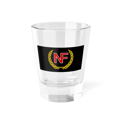 NF Flag Black Variant (United Kingdom) Shot Glass 1.5oz 1.5oz - Go Mug Yourself