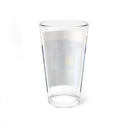 NFPA- Family Nighttime Fire Drill (Magazine Illustration) Pint Glass 16oz - Go Mug Yourself