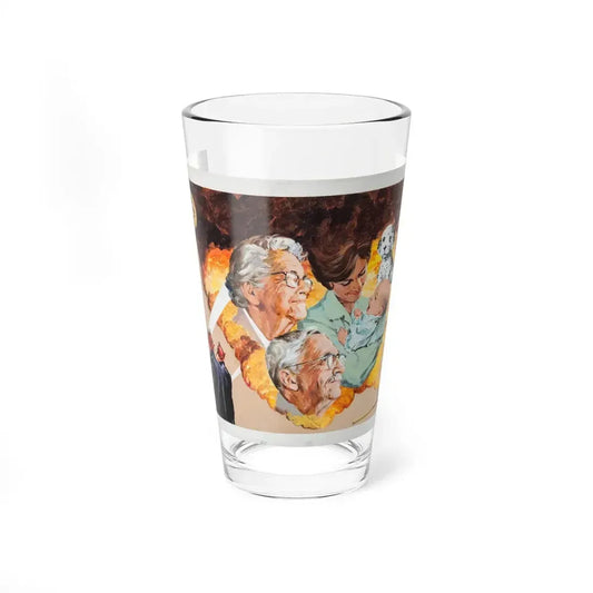 NFPA - Sparky, The Fire Dog (Magazine Illustration) Pint Glass 16oz 16oz - Go Mug Yourself