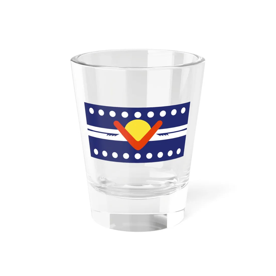 Ngarrindjeri Nation Flag (Australia) Shot Glass 1.5oz 1.5oz - Go Mug Yourself