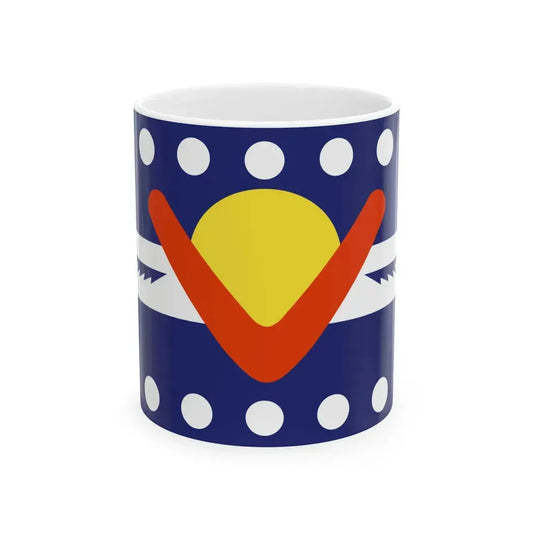 Ngarrindjeri Nation Flag (Australia) White Coffee Mug 11oz - Go Mug Yourself