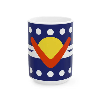 Ngarrindjeri Nation Flag (Australia) White Coffee Mug 15oz - Go Mug Yourself