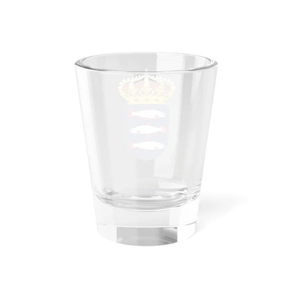 Ångermanland vapen med kunglig krona (Sweden) (Coat of Arms) Shot Glass 1.5oz - Go Mug Yourself