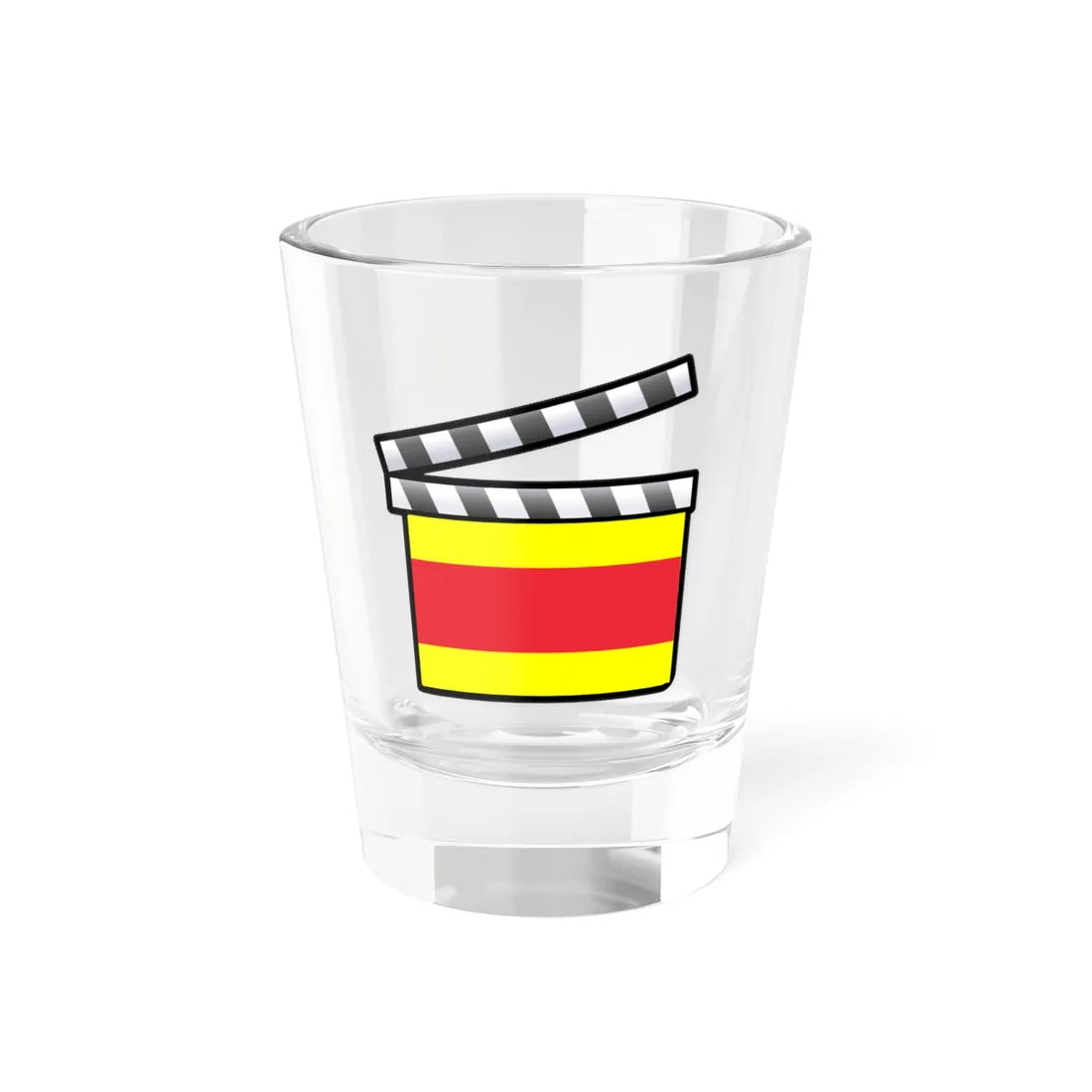 Nguyễn Dynasty film clapperboard (Cambodia) Shot Glass 1.5oz 1.5oz - Go Mug Yourself