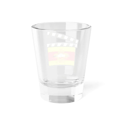 Nguyễn Dynasty film clapperboard with coat of arms (Cambodia) Shot Glass 1.5oz - Go Mug Yourself
