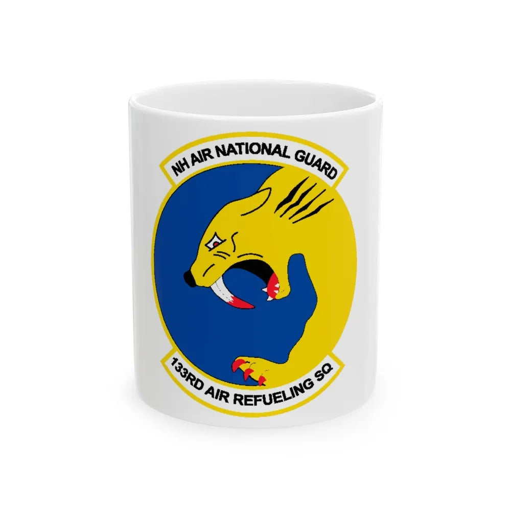 NH ANG 133rd ARS 2 (U.S. Air Force) White Coffee Mug-11oz-Go Mug Yourself