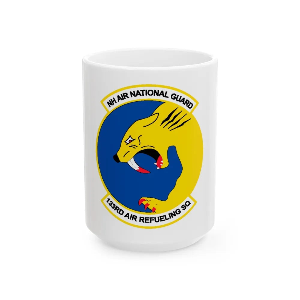 NH ANG 133rd ARS 2 (U.S. Air Force) White Coffee Mug-15oz-Go Mug Yourself