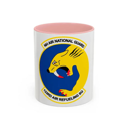 NH ANG 133rd ARS 2 (U.S. Air Force) Accent Coffee Mug 11oz Pink - Go Mug Yourself