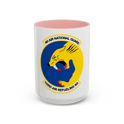 NH ANG 133rd ARS 2 (U.S. Air Force) Accent Coffee Mug 15oz Pink - Go Mug Yourself