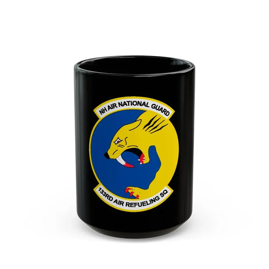 NH ANG 133rd ARS 2 (U.S. Air Force) Black Coffee Mug 15oz - Go Mug Yourself