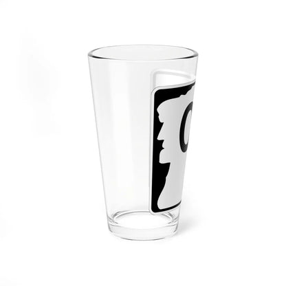 NH Route 00A template (New Hampshire) (Road Sign) Pint Glass 16oz - Go Mug Yourself