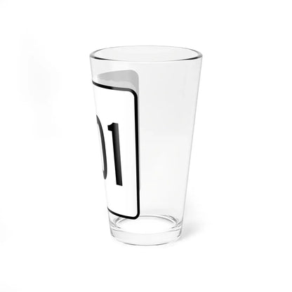 NH Route 101 (New Hampshire) (Road Sign) Pint Glass 16oz - Go Mug Yourself