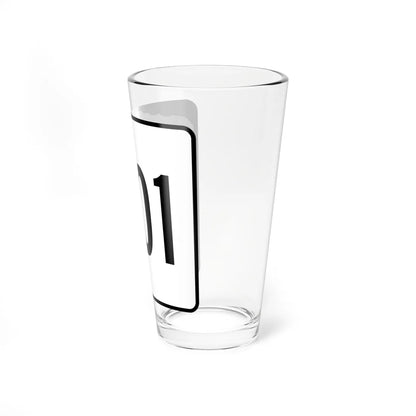 NH Route 101 (New Hampshire) (Road Sign) Pint Glss 16oz - Go Mug Yourself