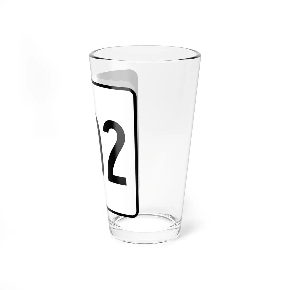 NH Route 102 (New Hampshire) (Road Sign) Pint Glss 16oz - Go Mug Yourself