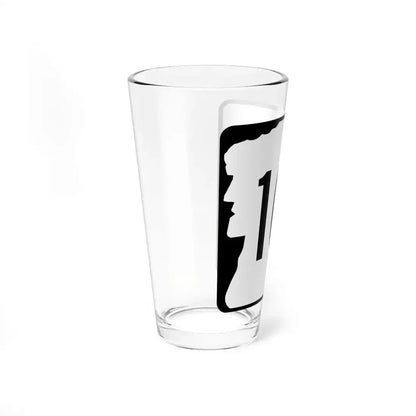 NH Route 105 (New Hampshire) (Road Sign) Pint Glass 16oz - Go Mug Yourself