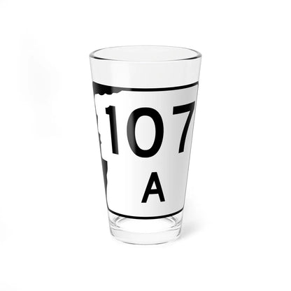 NH Route 107A (New Hampshire) (Road Sign) Pint Glass 16oz 16oz - Go Mug Yourself