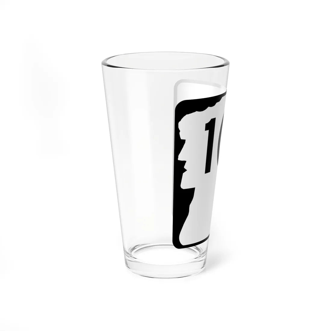 NH Route 107A (New Hampshire) (Road Sign) Pint Glass 16oz - Go Mug Yourself
