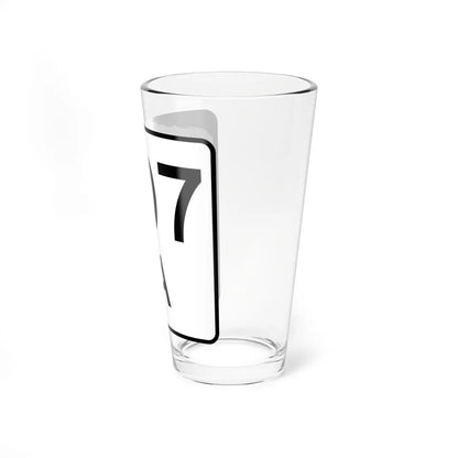 NH Route 107A (New Hampshire) (Road Sign) Pint Glass 16oz - Go Mug Yourself