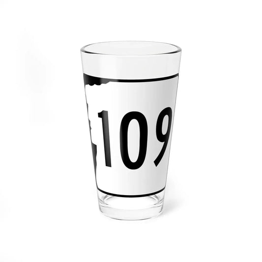 NH Route 109 (New Hampshire) (Road Sign) Pint Glass 16oz 16oz - Go Mug Yourself