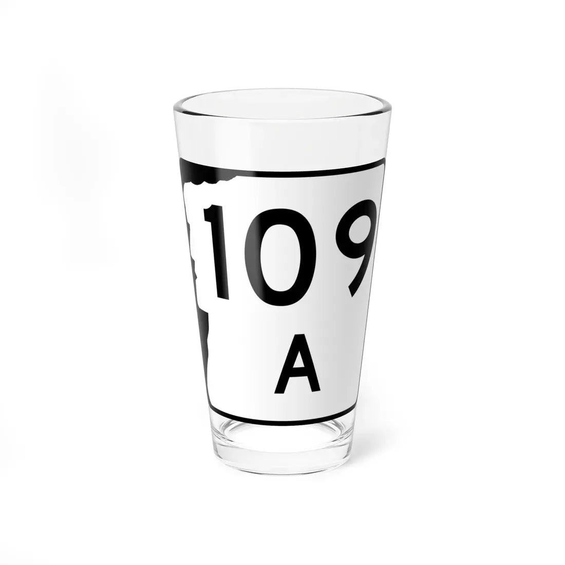 NH Route 109A (New Hampshire) (Road Sign) Pint Glass 16oz 16oz - Go Mug Yourself