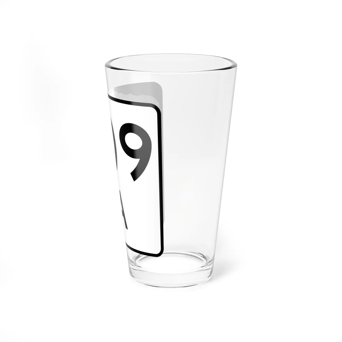 NH Route 109A (New Hampshire) (Road Sign) Pint Glss 16oz - Go Mug Yourself