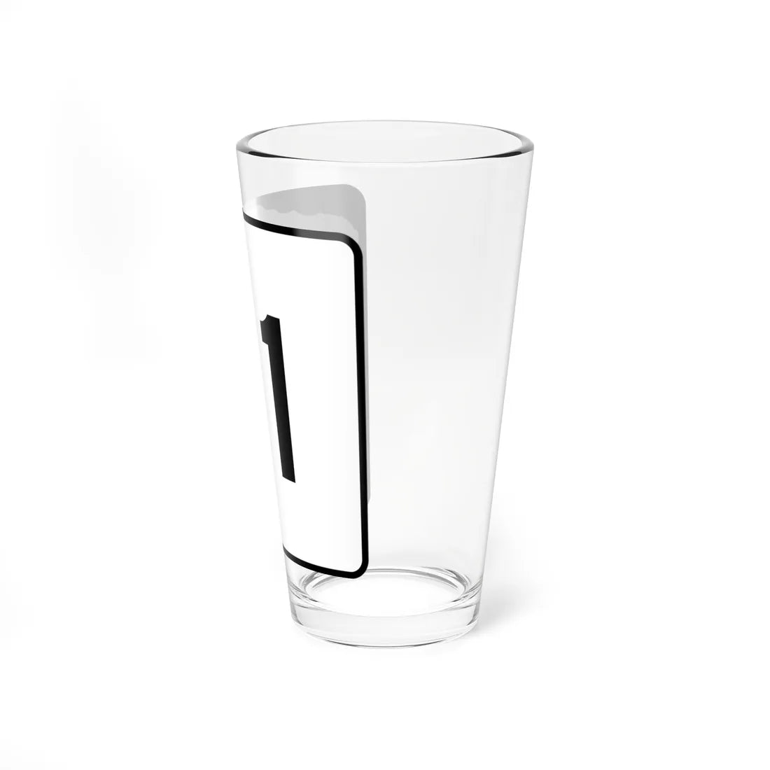 NH Route 11 (New Hampshire) (Road Sign) Pint Glass 16oz - Go Mug Yourself
