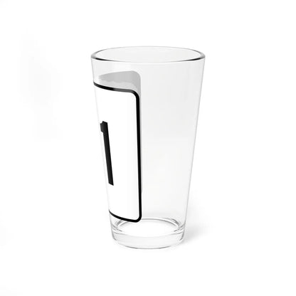 NH Route 11 (New Hampshire) (Road Sign) Pint Glass 16oz - Go Mug Yourself